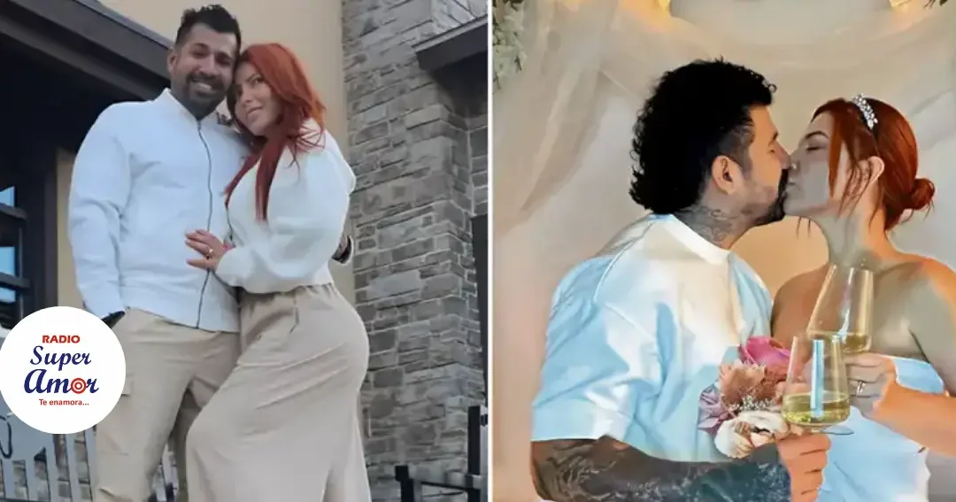 Milena Zárate se casó con el tatuador Carlos Mendoza en una boda simbólica en Estados Unidos: “Nuestra locura de amor”
