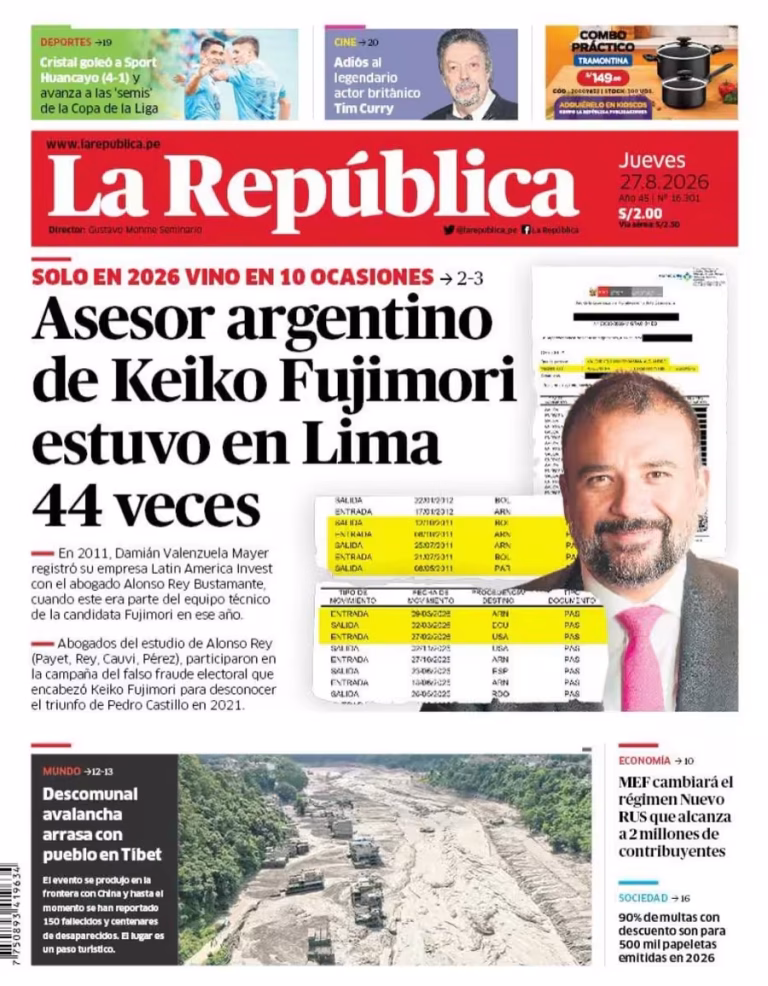 La República 27-08