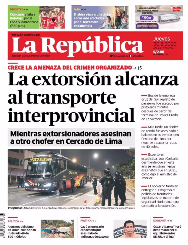 La República 20-08