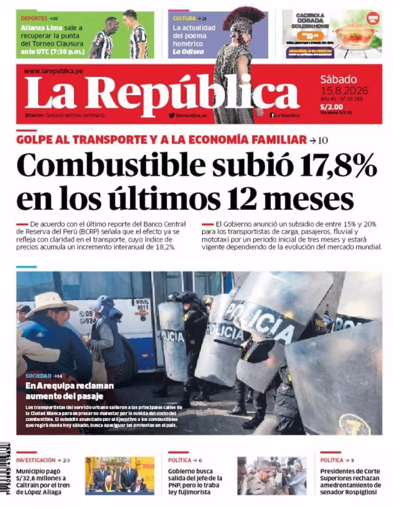 La República 15 Ago