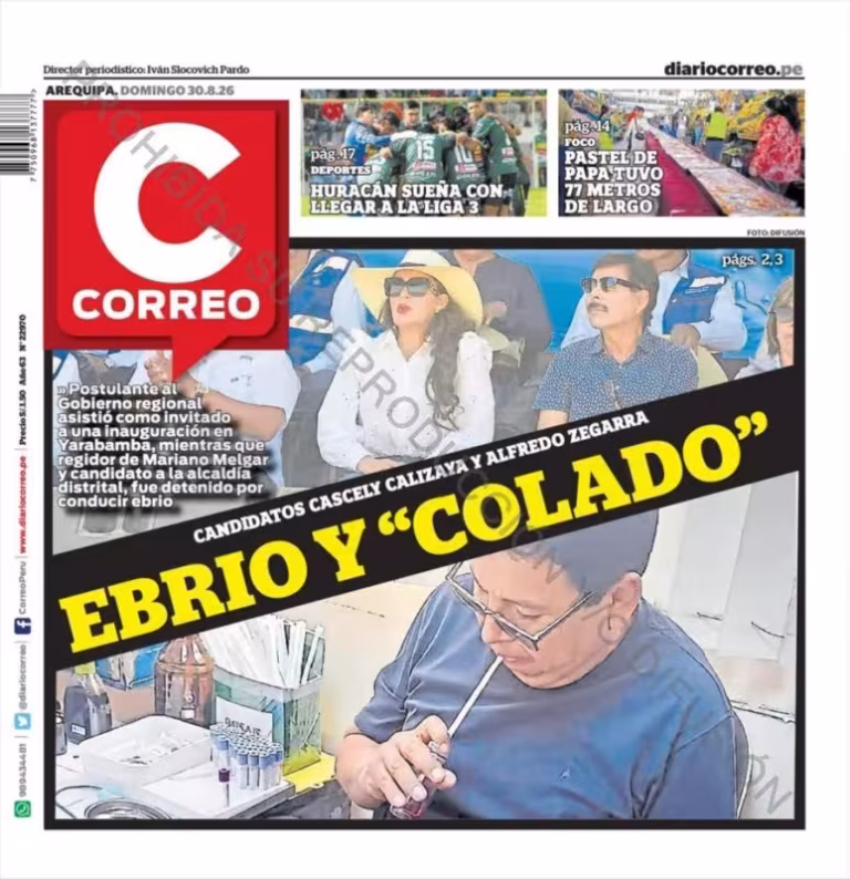 Arequipa – Correo 30-08