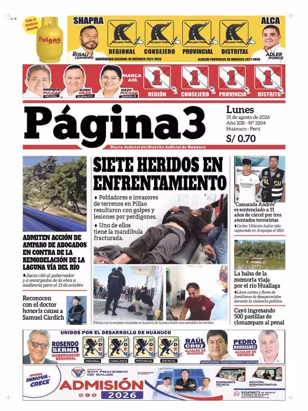 Huánuco – Pagina 3 31-08