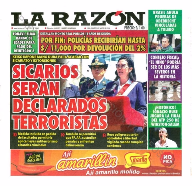 La Razón 29-08