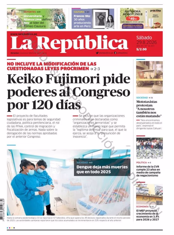 La República Norte 29-08
