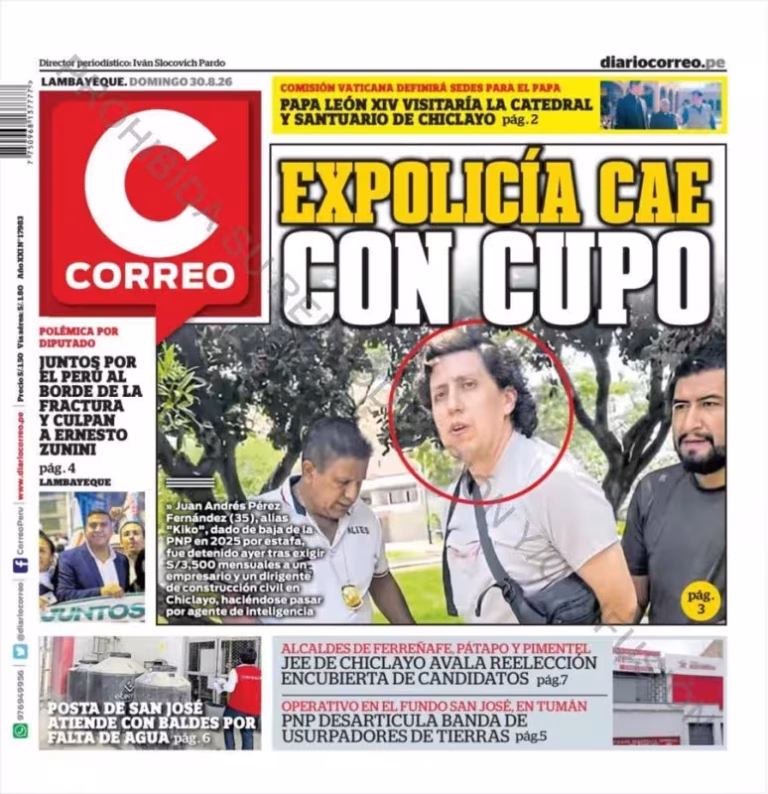 Lambayeque – Correo 30-08