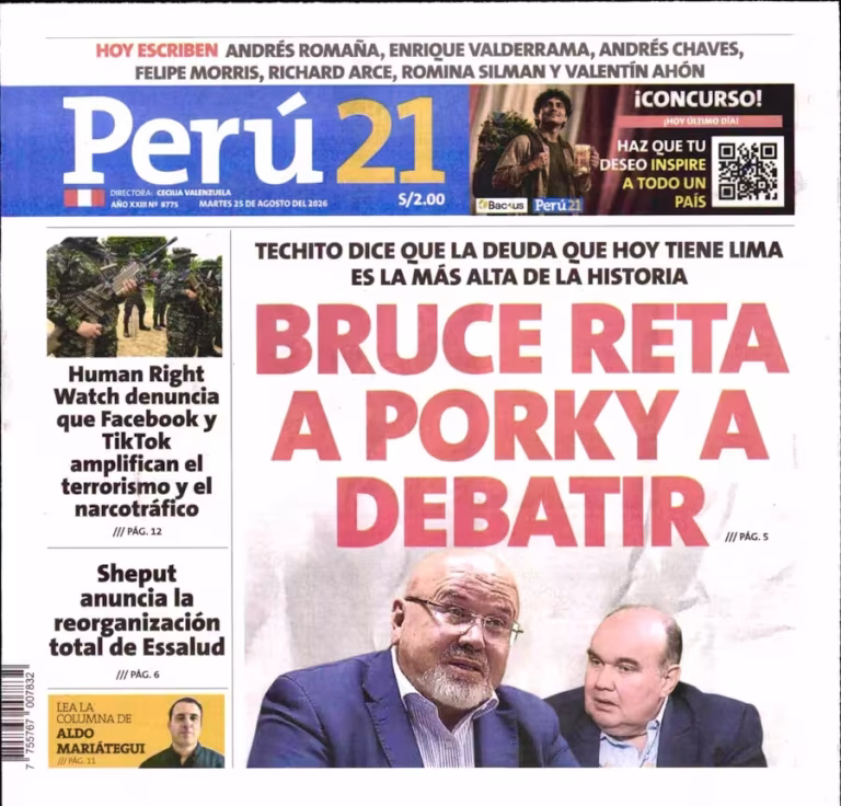 Perú 21 25-08