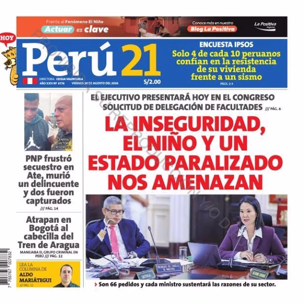 Perú 21 28-08