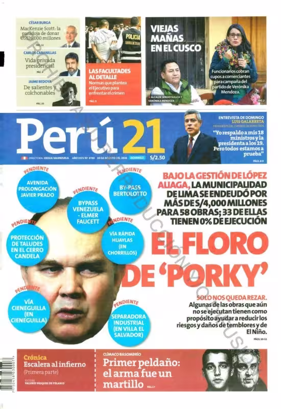 Perú 21 30-08
