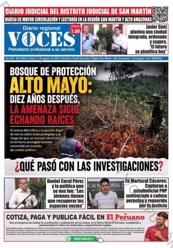 San Martín – Voces 31-08