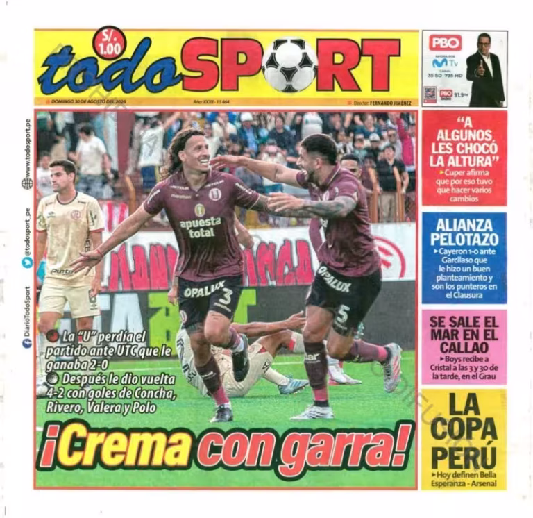 Todo Sport 30-08