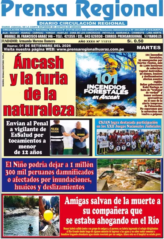Áncash Prensa Regional 01-09