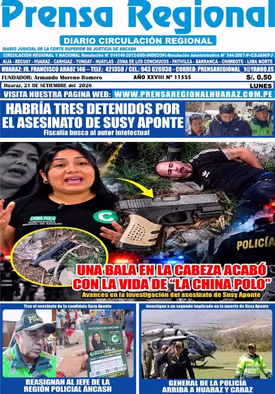 Áncash Prensa Regional 21-09