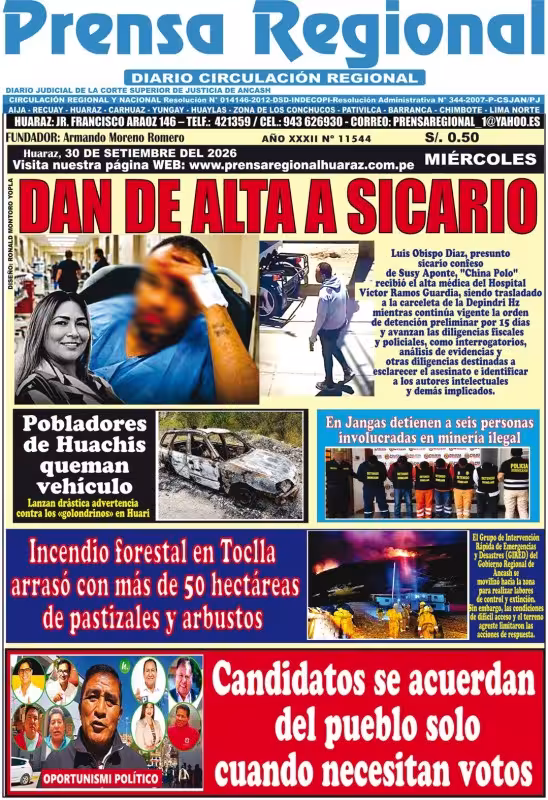 Áncash Prensa Regional 30-09