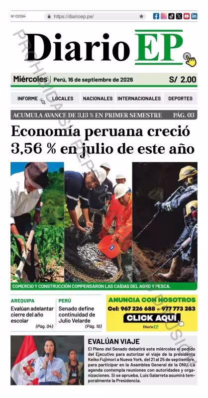 Arequipa Diario EP 16-09