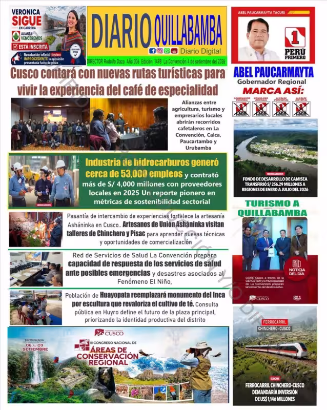 Cusco Diario Quillabamba 04-09