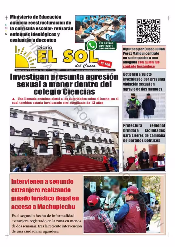 Cusco El Sol 15-09