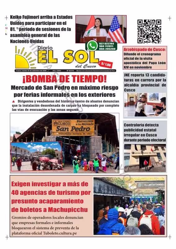 Cusco El Sol 22-09