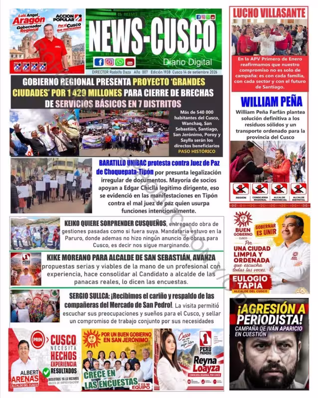 Cusco News 14-09