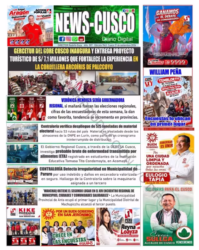 Cusco News 21-09