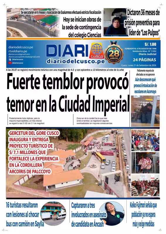 Diario Cusco 21-09