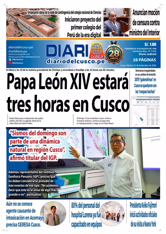 Diario Cusco 22-09
