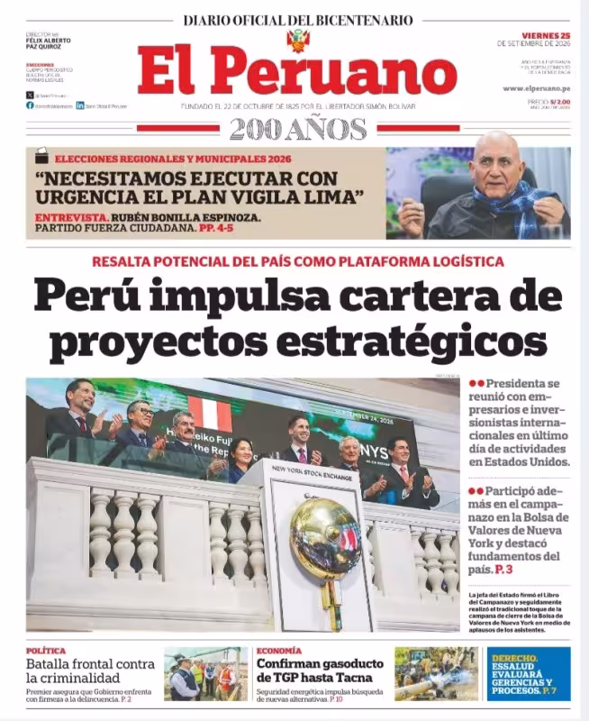 El Peruano 25-09