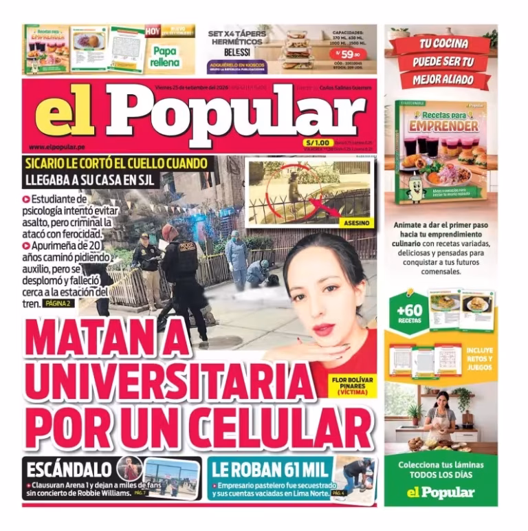 El Popular 25-09