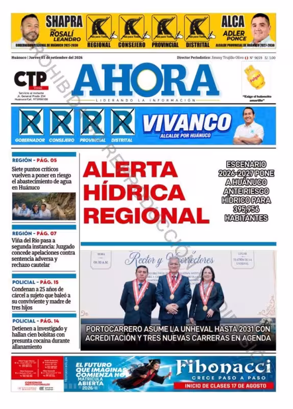 Huánuco Ahora 03-09