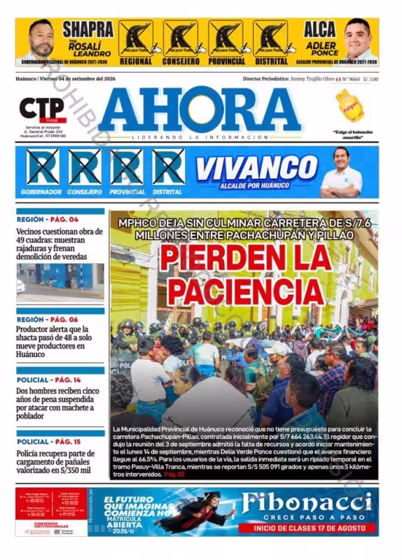 Huánuco Ahora 04-09