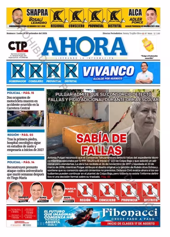 Huánuco Ahora 14-09