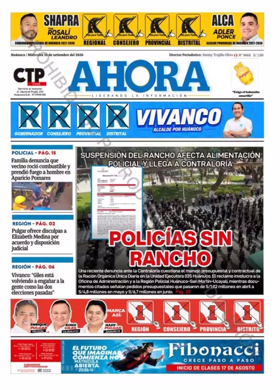 Huánuco Ahora 16-09