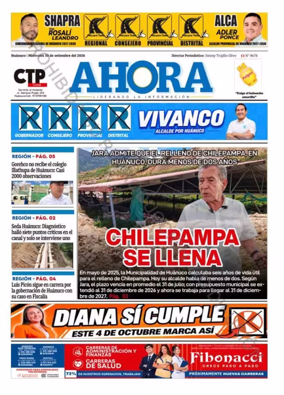 Huánuco Ahora 30-09