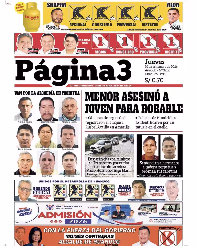 Huánuco Página 3 10-09