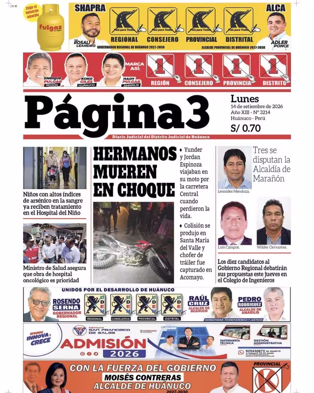 Huánuco Página 3 14-09