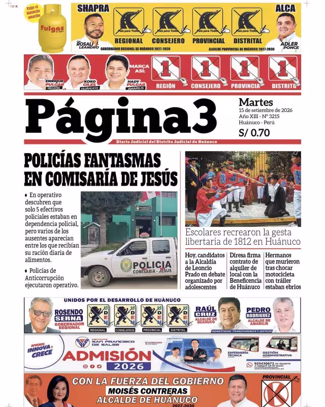 Huánuco Página 3 15-09