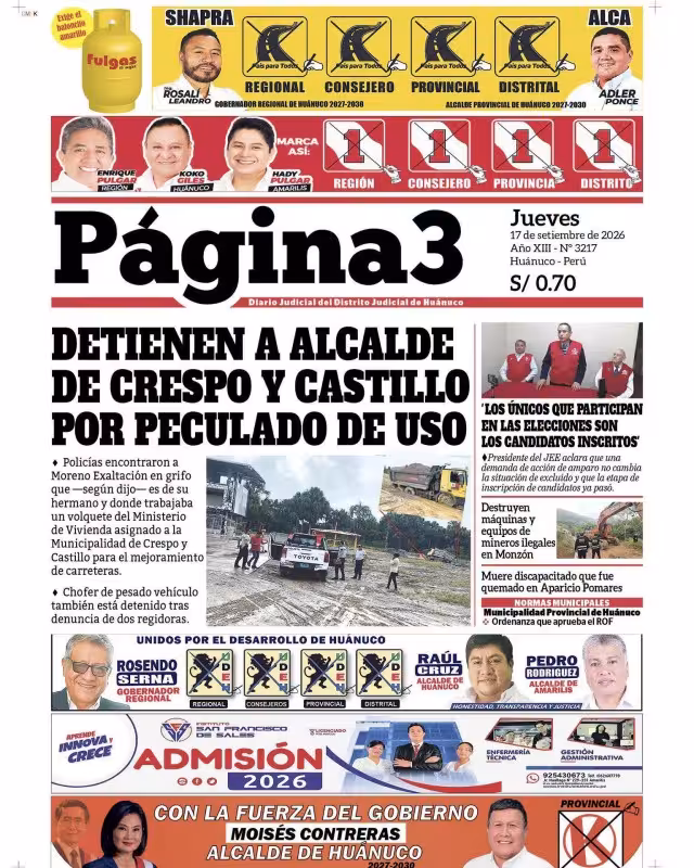 Huánuco Página 3 17-09