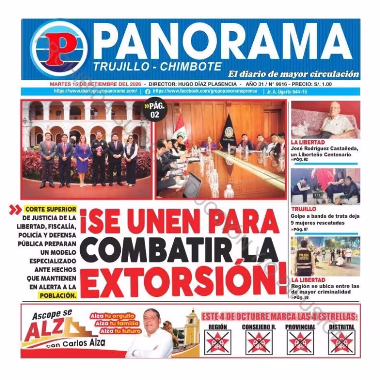La Libertad Panorama 15-09