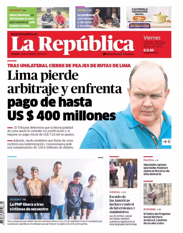 La República 25-09