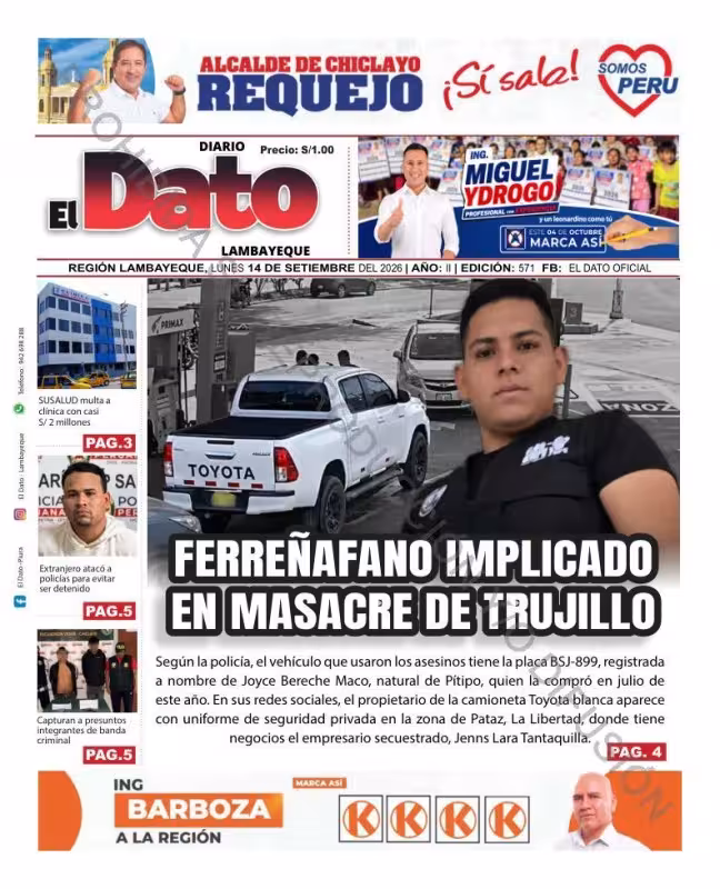 Lambayeque El Dato 14-09