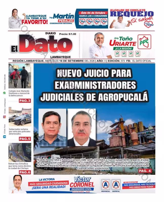 Lambayeque El Dato 16-09