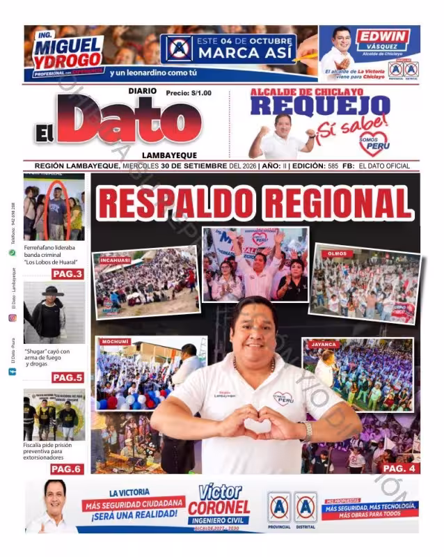 Lambayeque El Dato 30-09