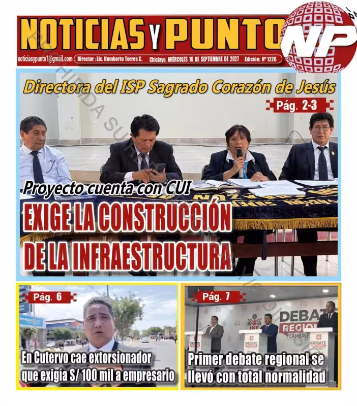 Lambayeque Noticias y Punto 16-09