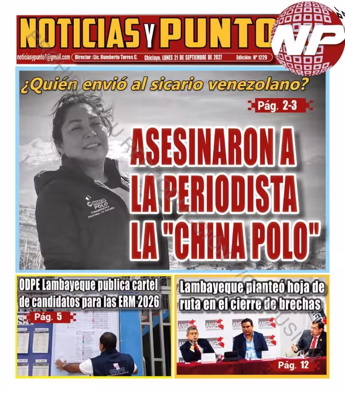 Lambayeque Noticias y Punto 21-09