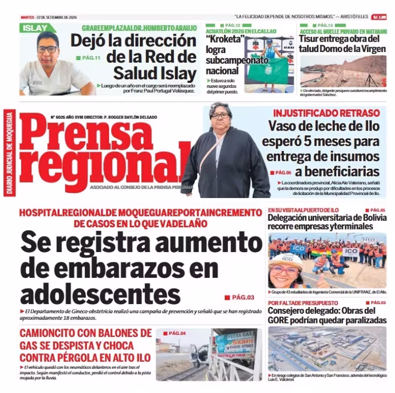 Moquegua Prensa Regional 22-09