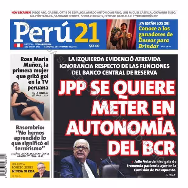 Perú 21 12-09