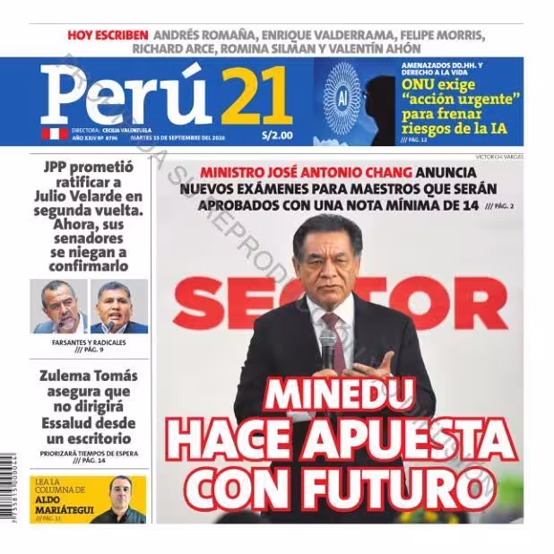 Perú 21 15-09