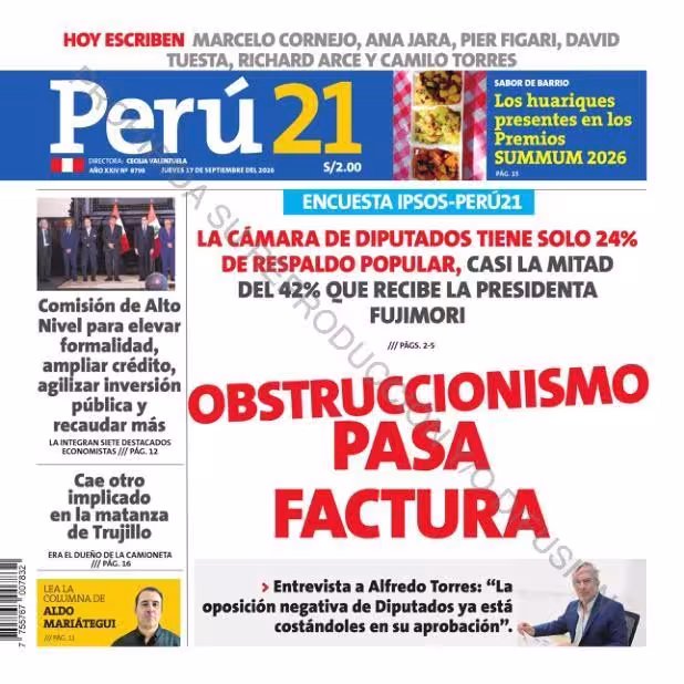 Perú 21 17-09
