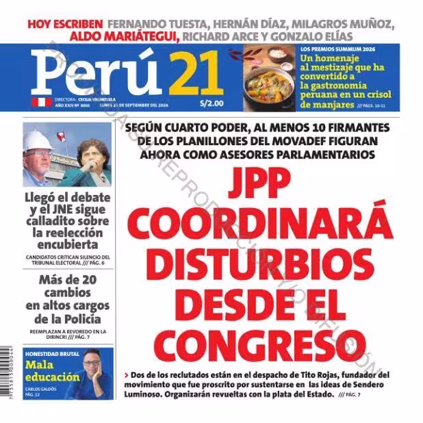 Perú 21 21-09