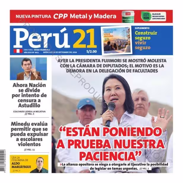 Perú 21 30-09