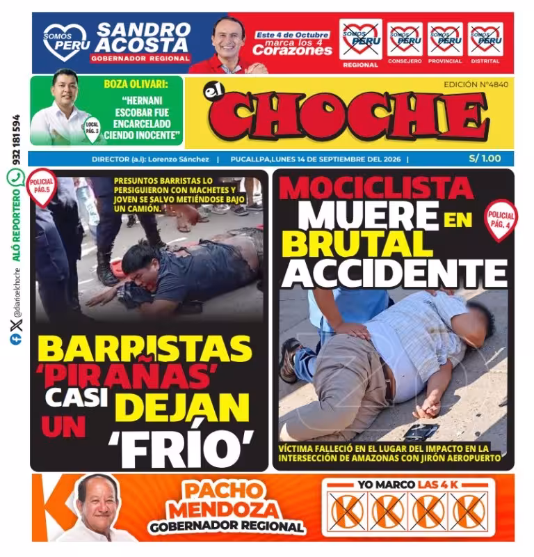 Ucayali El Choche 14-09